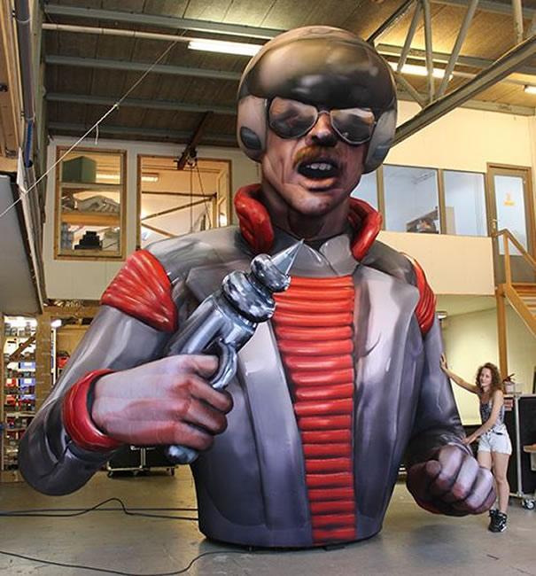 service-man-character-inflatable